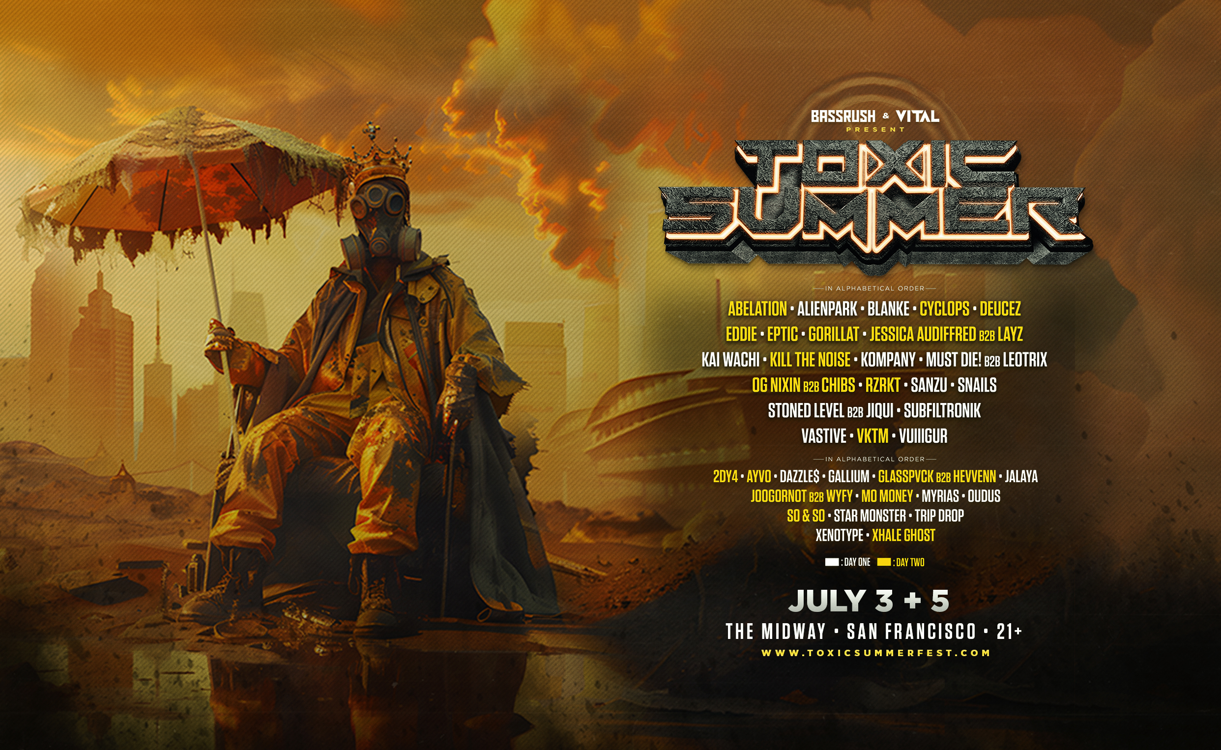 Toxic Summer-Wednesday, July 3, 2024-San Francisco, CA-The Midway