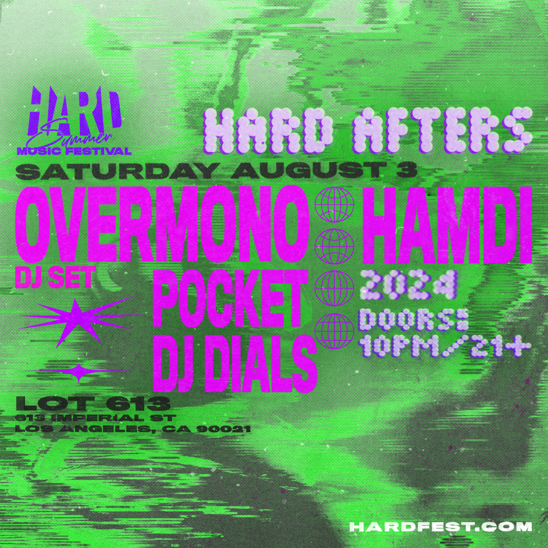 Overmono (DJ Set), Hamdi, Pocket, DJ Dials
