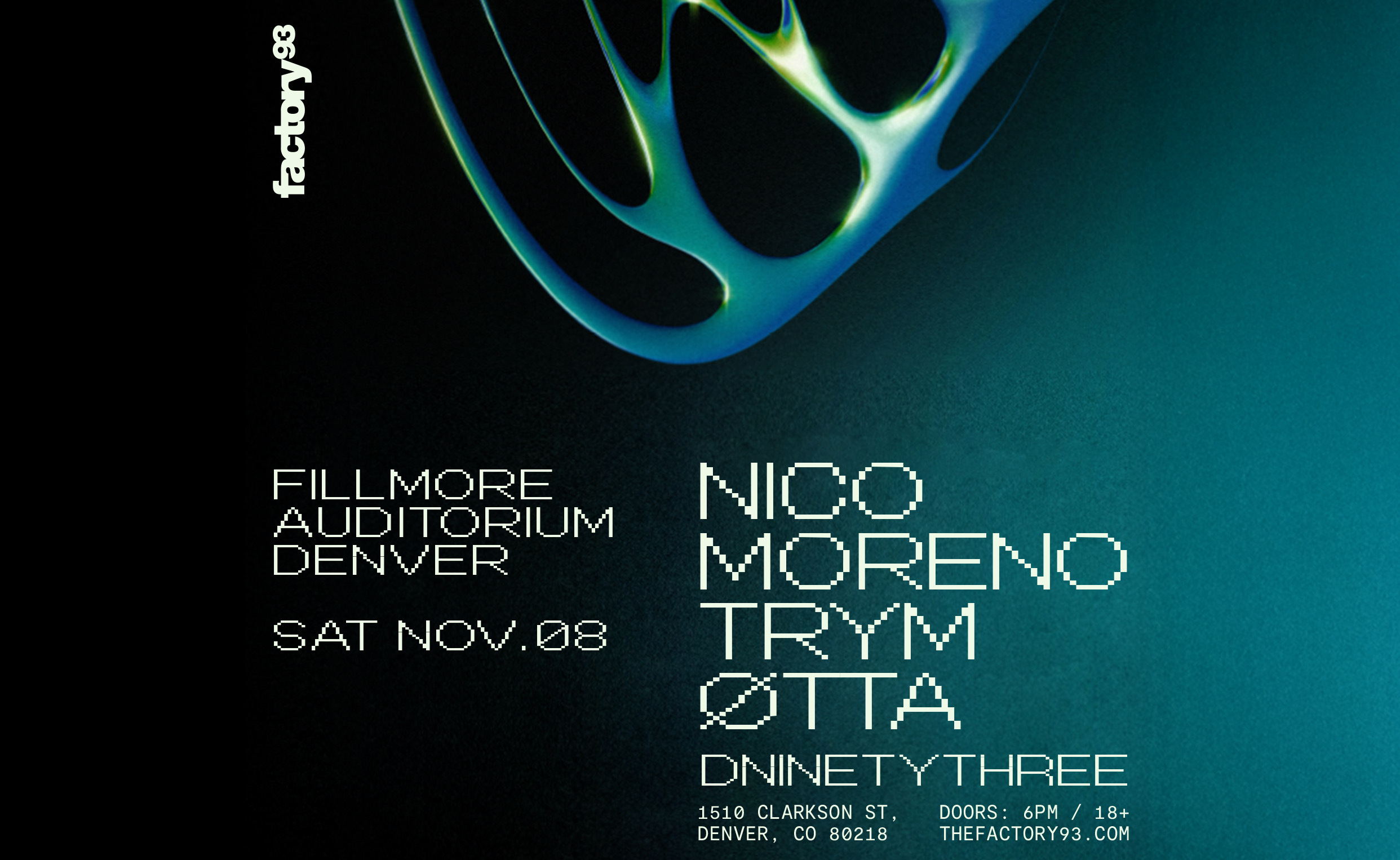 Nico Moreno-Saturday, November 8, 2025-Denver, CO-Fillmore Auditorium