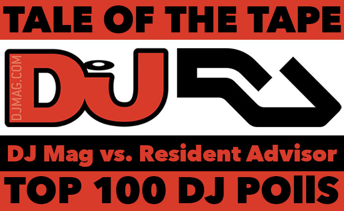 voksen Ellers bungee jump Tale of the Tape: DJ Mag vs. Resident Advisor's Annual Top 100 DJ Polls