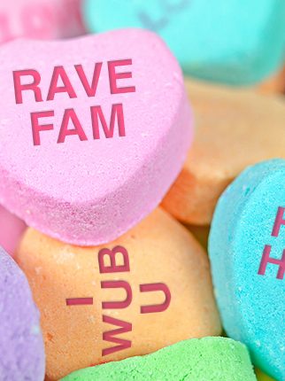 Candy Hearts for Your Ravelationship Bae