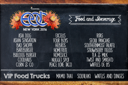 Taste Your Way Through EDC New York 2016