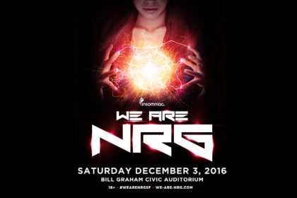 We Are NRG Coming to San Francisco December 2016