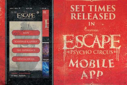 Escape: Psycho Circus 2016 Set Times and App Now Available