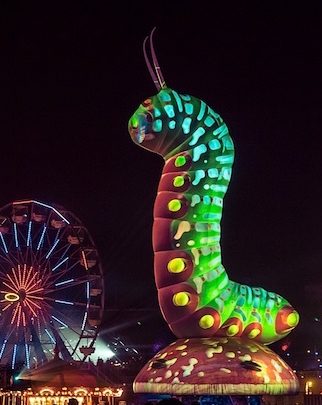 The Art of EDC Las Vegas: Caterpillar