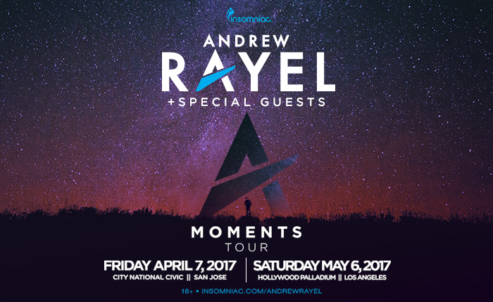 Andrew Rayel Brings the Moments Tour to NorCal and SoCal Spring 2017 | Insomniac
