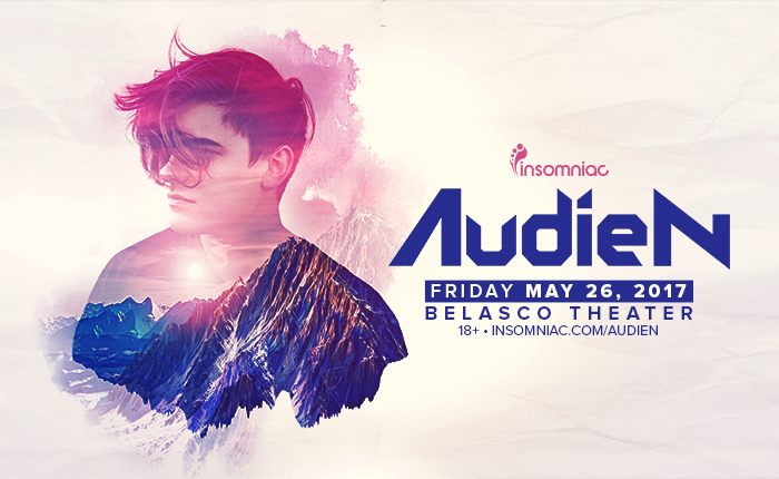 Audien Headlines The Belasco Theater In Downtown Los Angeles May 2017 Insomniac