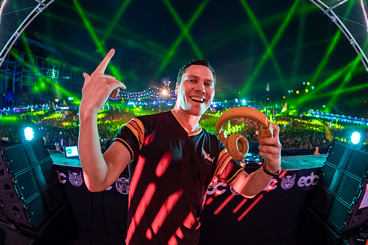 dj tiesto at some party or festival