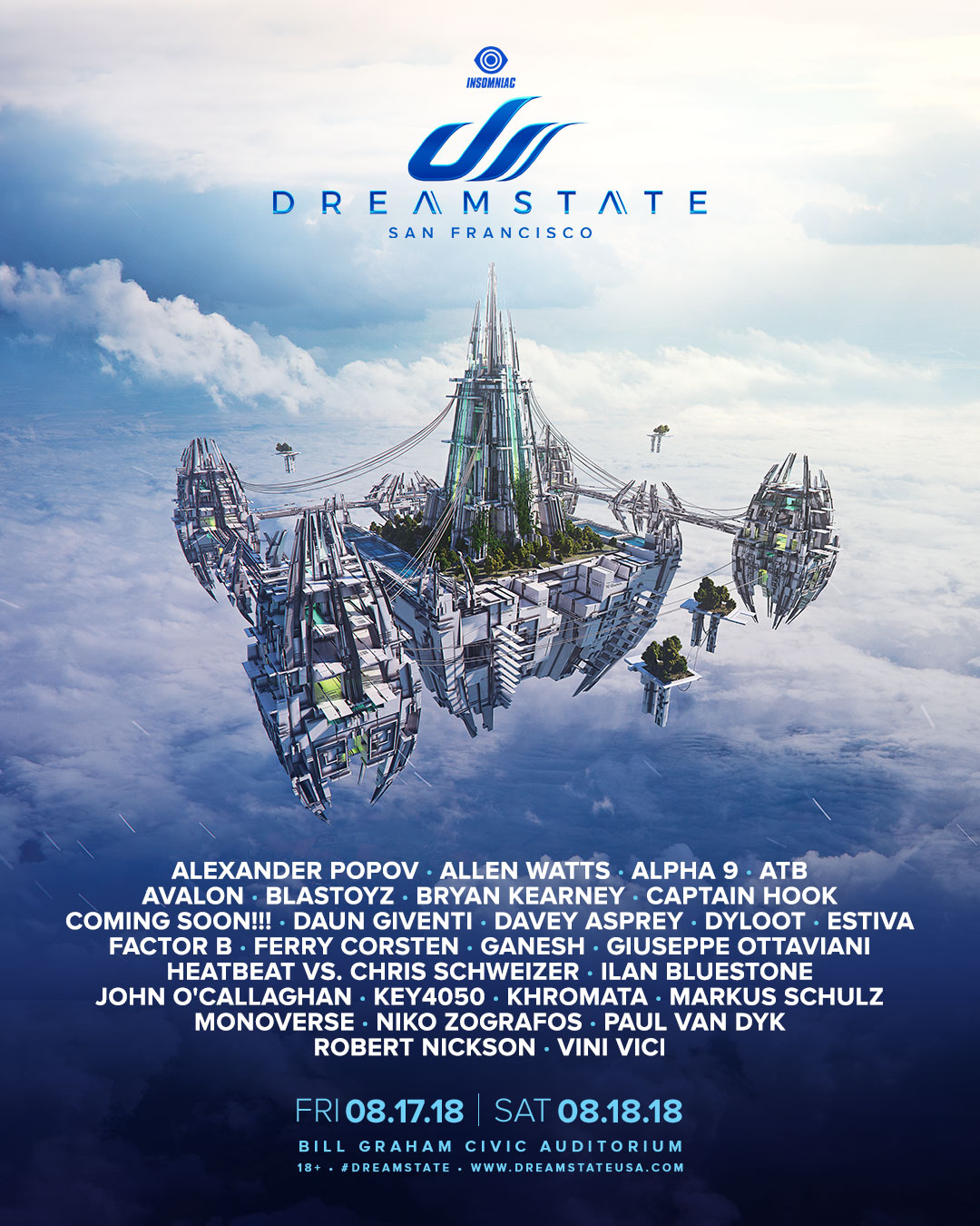 Dreamstate Announces Their San Francisco Lineup EDMTunes