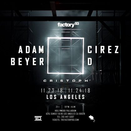 Adam Beyer x Cirez D