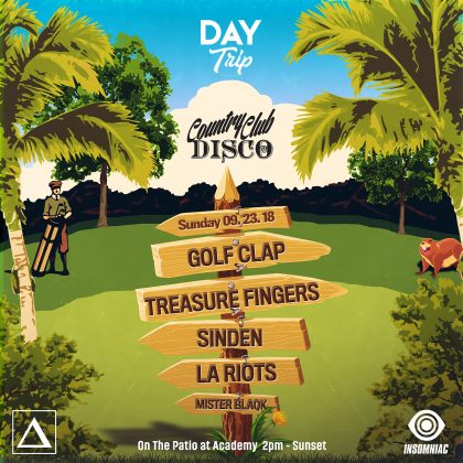Country Club Disco: Golf Clap, Treasure Fingers, Sinden & LA Riots