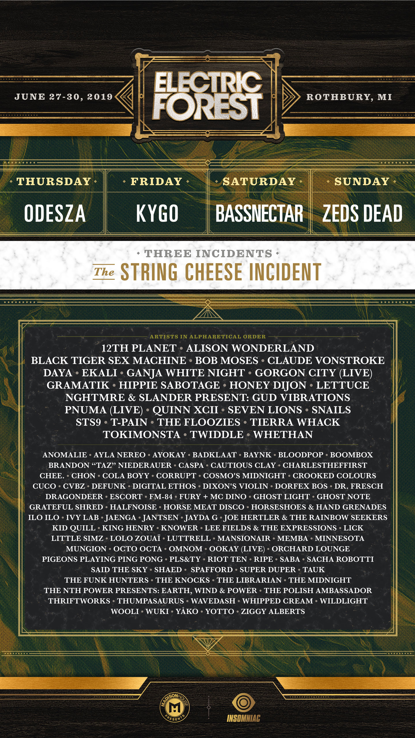 Electric Forest 2019 Lineup, Tickets and Dates