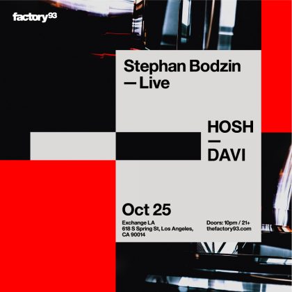 Stephan Bodzin (Live) with HOSH