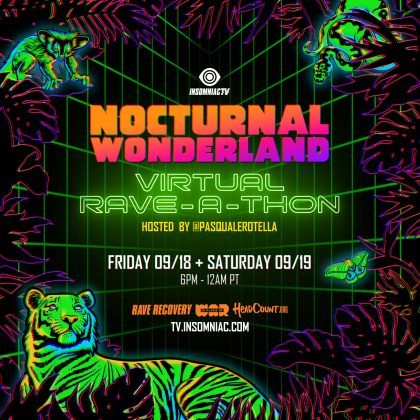 Nocturnal Wonderland Virtual Rave-A-Thon 2020