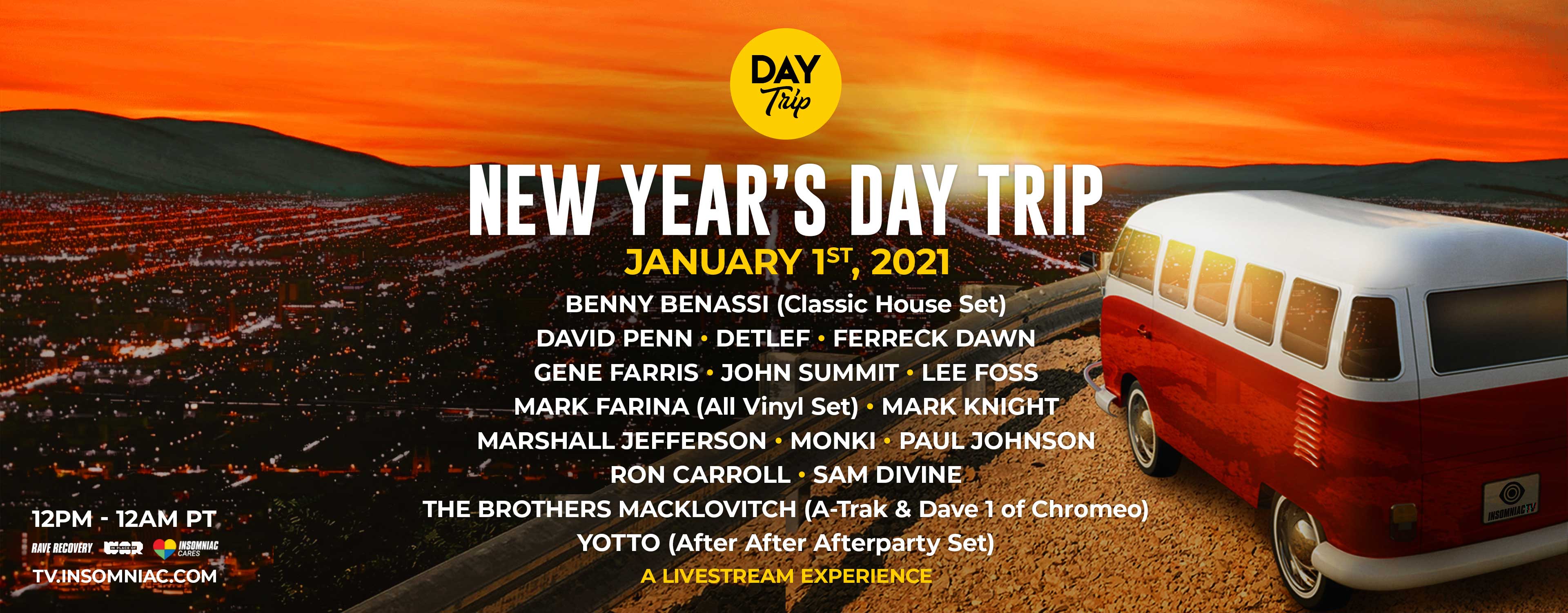 Day Trip LA New Year's Eve Livestream