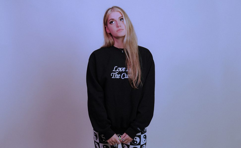 Black Curvy single-colour sweatshirt - Buy Online