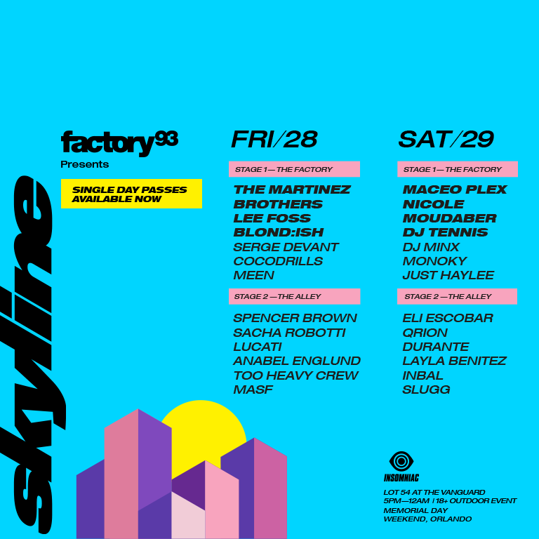 Factory 93 presents Skyline | Insomniac Header