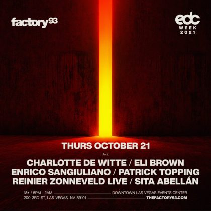 Charlotte de Witte, Reinier Zonneveld, Enrico Sangiuliano + More