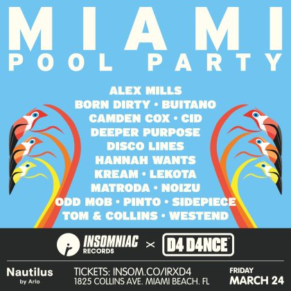 Insomniac Records x D4 D4NCE Pool Party