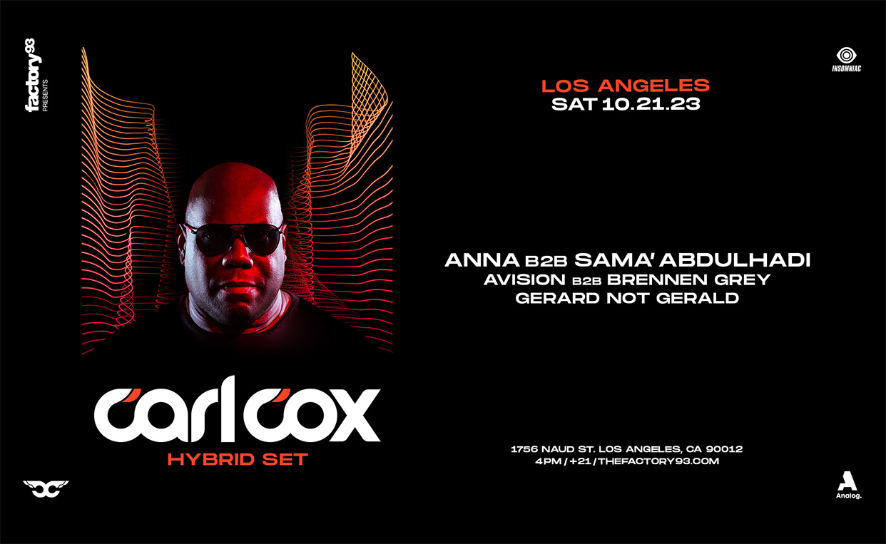 Carl Cox – Insomniac