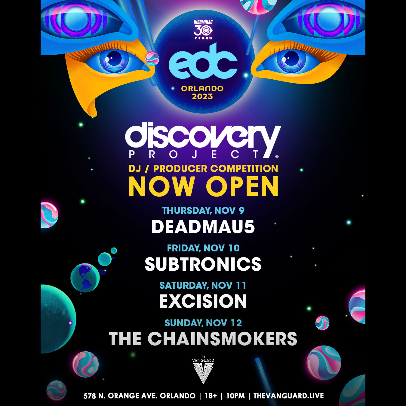 EDC Orlando 2023 Pre/Afterparties DJ / Producer Competition Insomniac