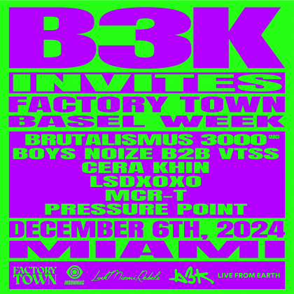 Brutalismus 3000 presents B3K Invites