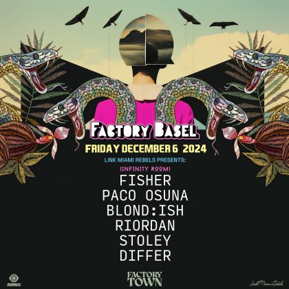 Fisher, Paco Osuna, BLOND:ISH, Riordan, Stoley, Differ