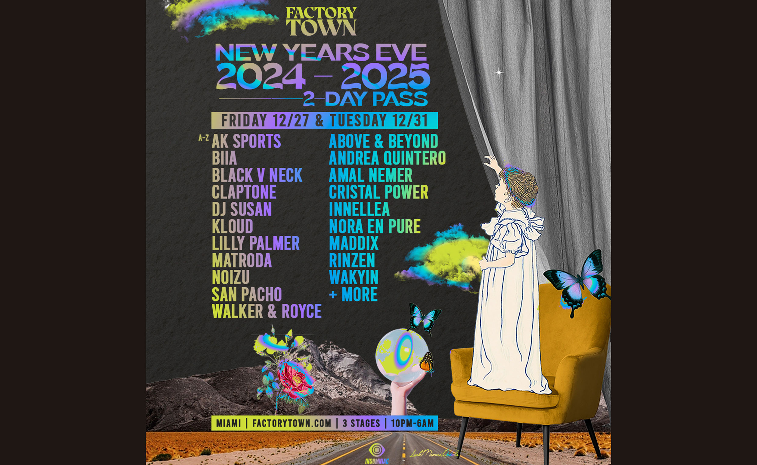 Factory Town New Year's Weekend – Insomniac