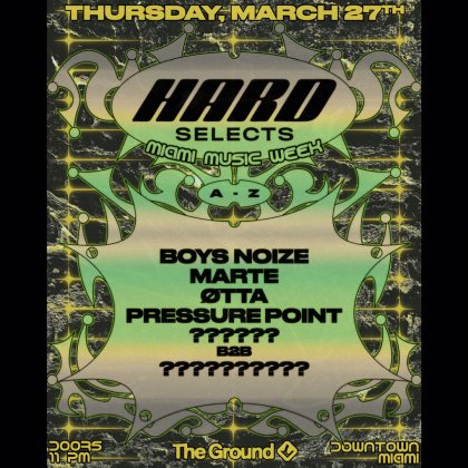 Boys Noize, MARTE, ØTTA, Pressure Point, & more