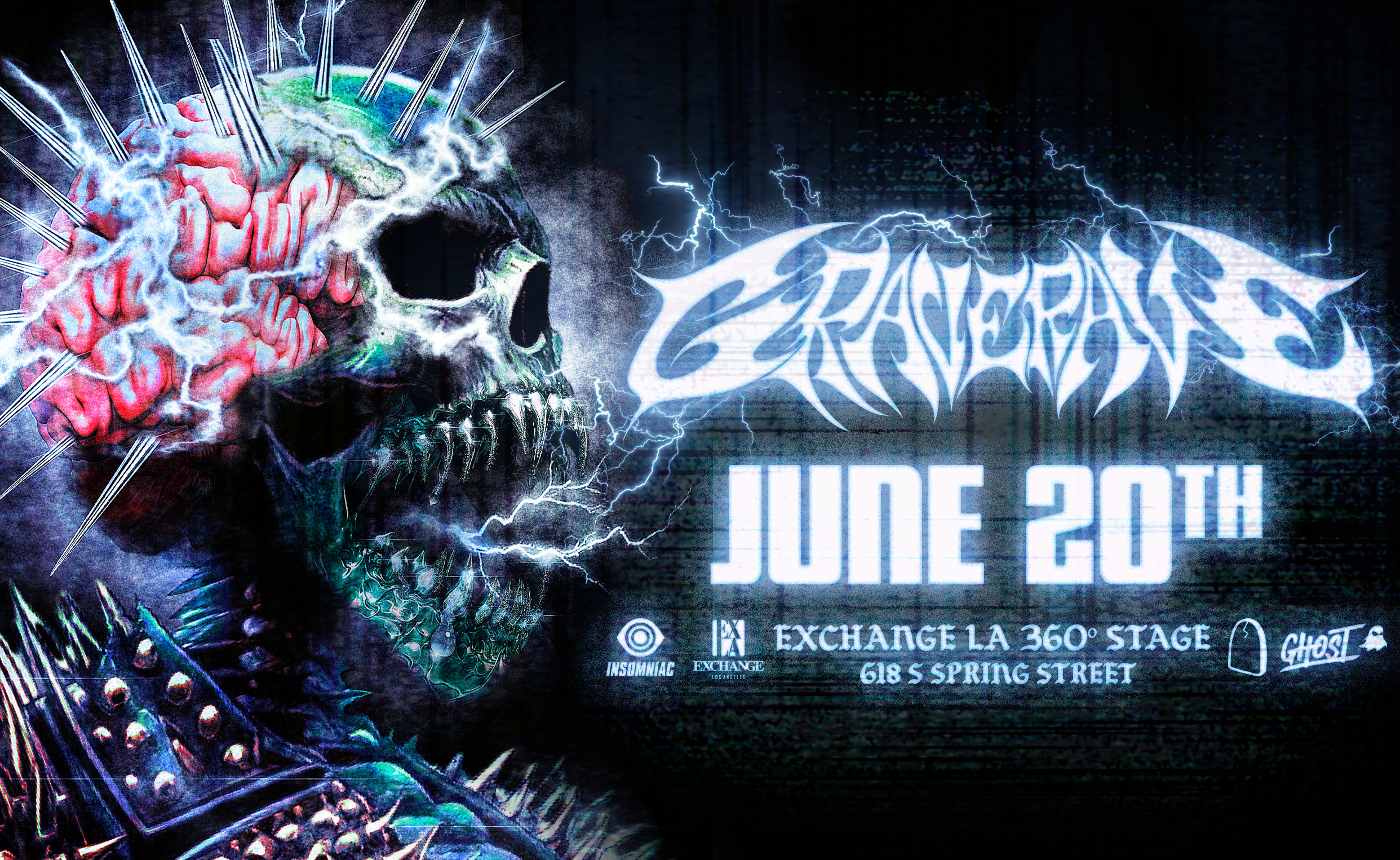 insomnia  Insomnia Visuals Eclipse Rhinestone Black Zip Hoodie | Arden