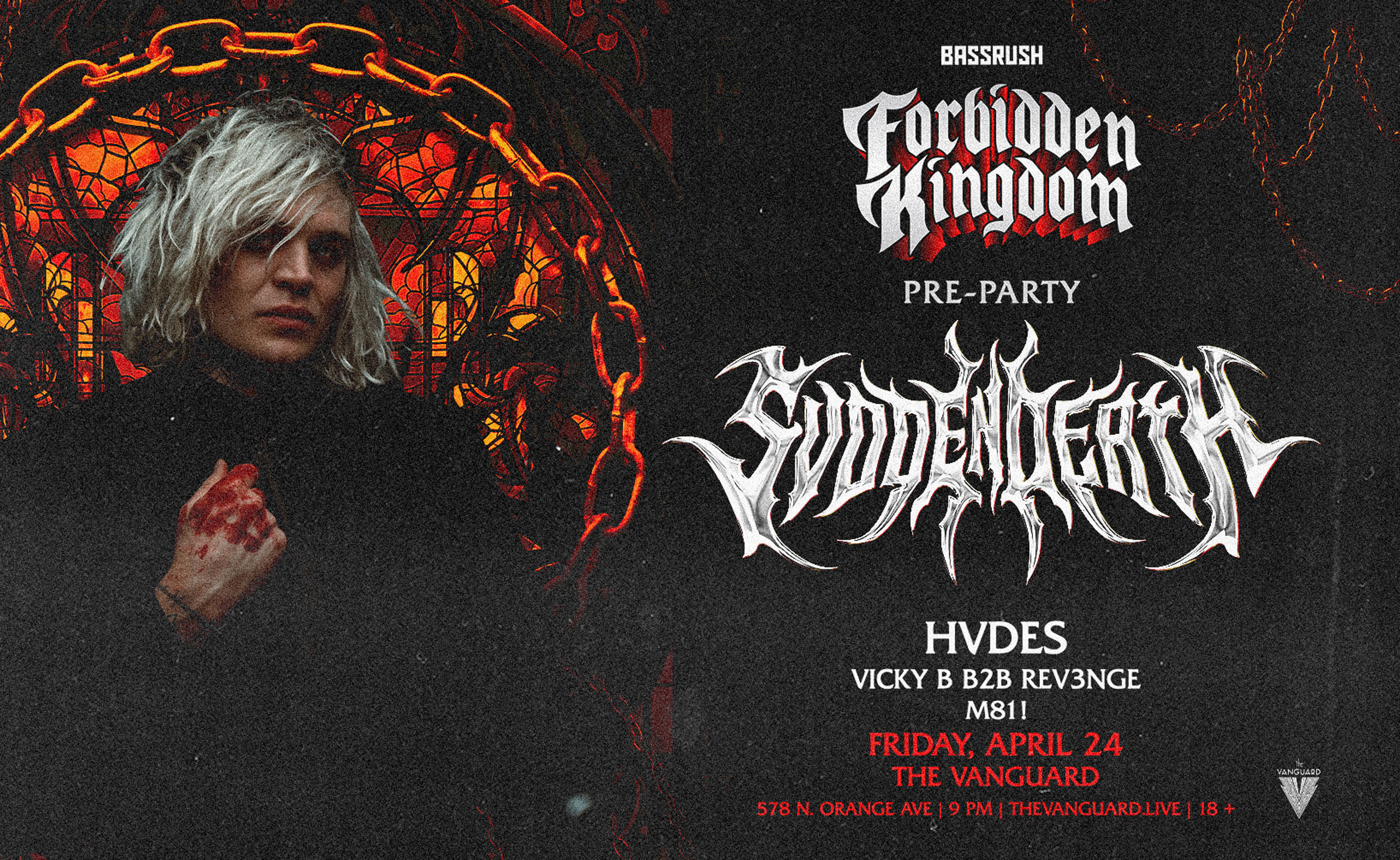 Forbidden Kingdom Pre-Party: SVDDEN DEATH – Insomniac
