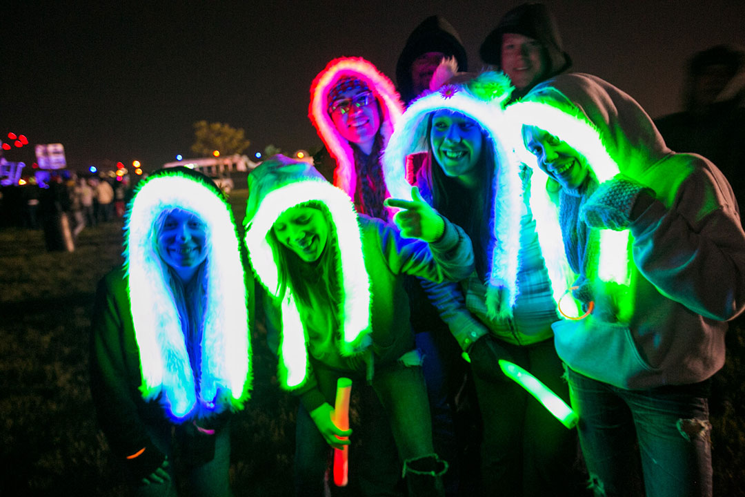 Headliners in glowing spirit hoods