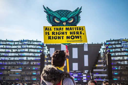 "All that matters is right here, right now" totem