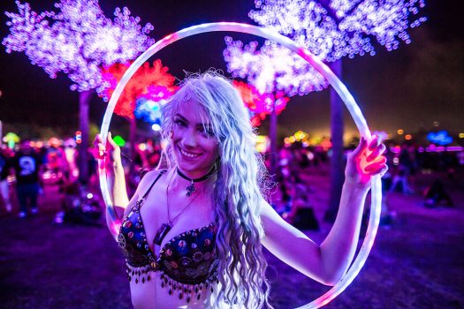 A Headliner with an LED hoop