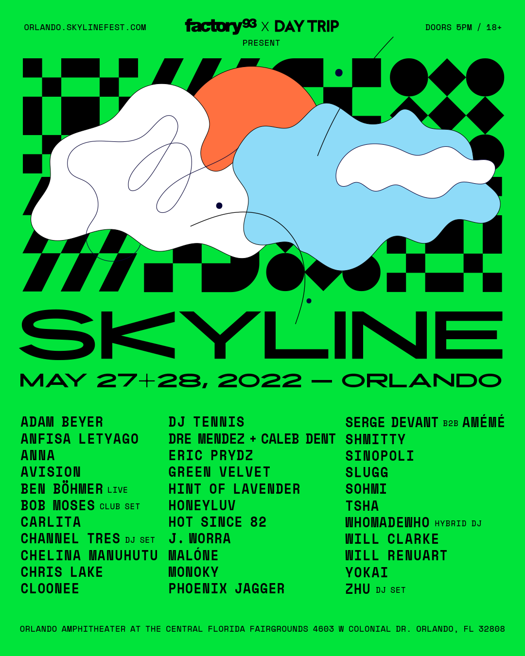 Skyline Music Festival Orlando lineup 2022