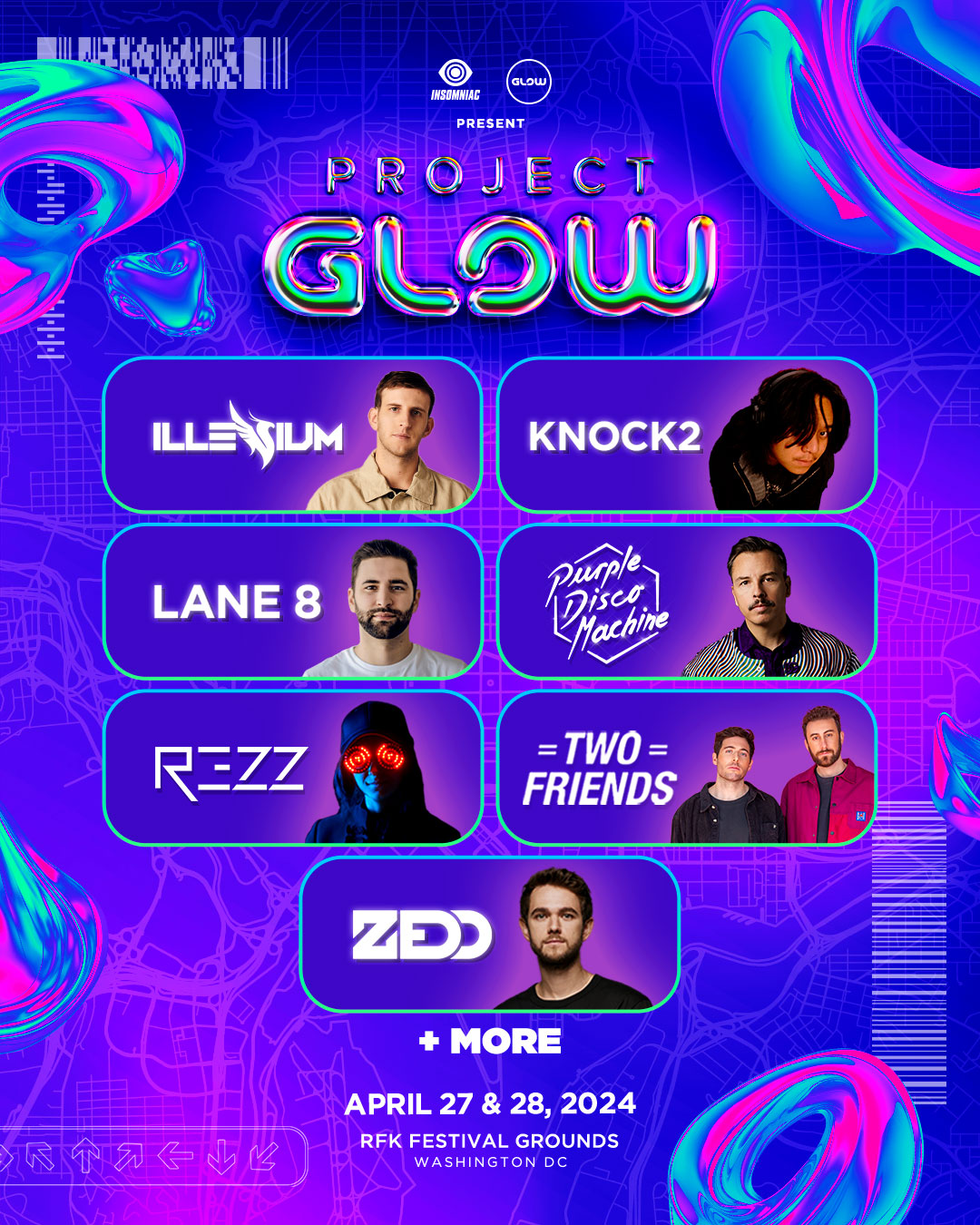 Lineup Project GLOW