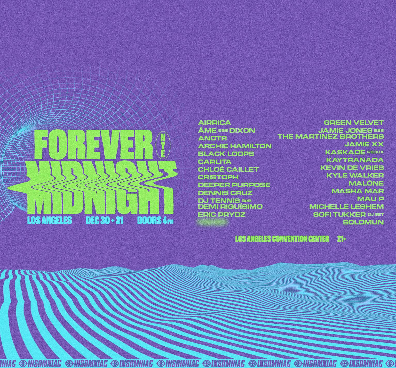 Forever Midnight LA December 30 + 31, 2023 LACC