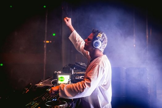 Tiësto in the DJ booth