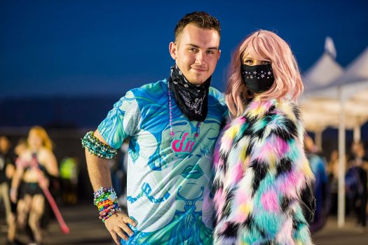 A couple in kandi and fur