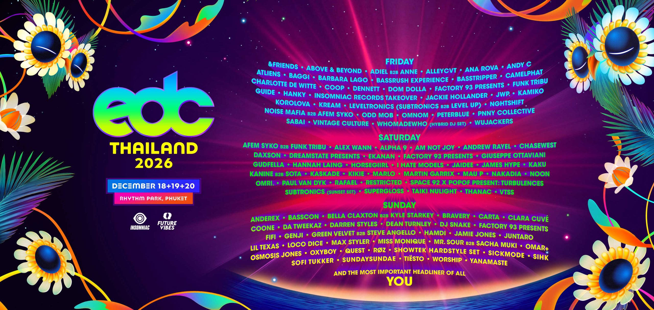 EDC Thailand 2026 ที่ Rhythm Park ภูเก็ต