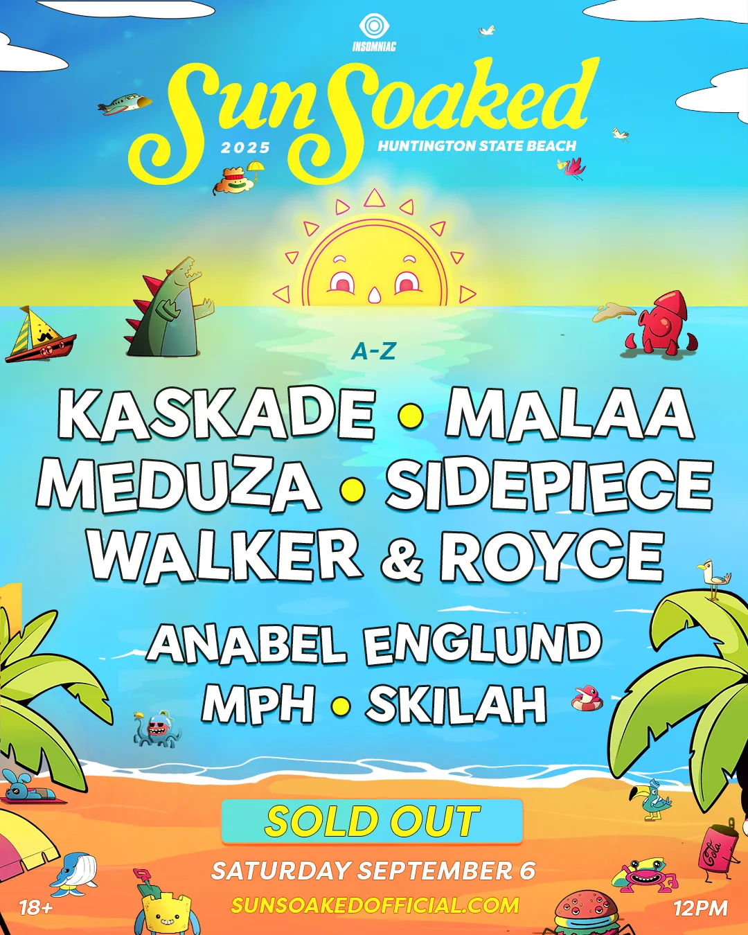 Sun Soaked Lineup
