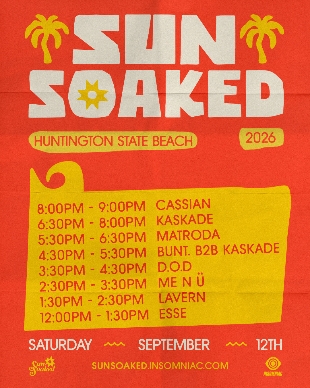Sun Soaked Lineup