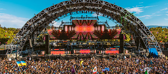 The Frequency 1.1 stage
