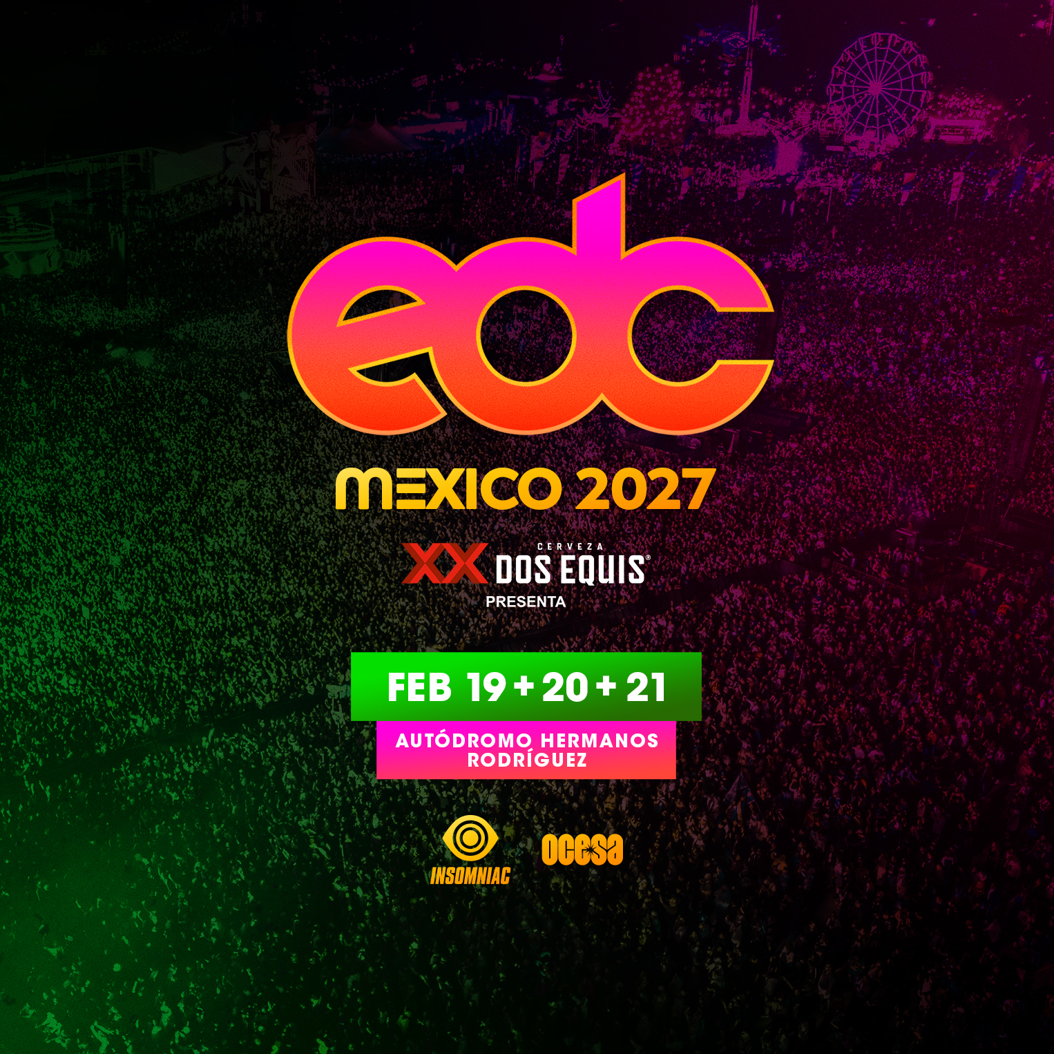 EDC Mexico City Festival 2027 — 19 February artwork