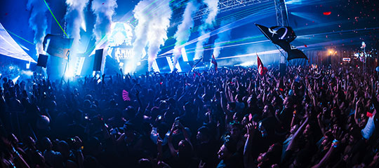 Smoke effects from the stage