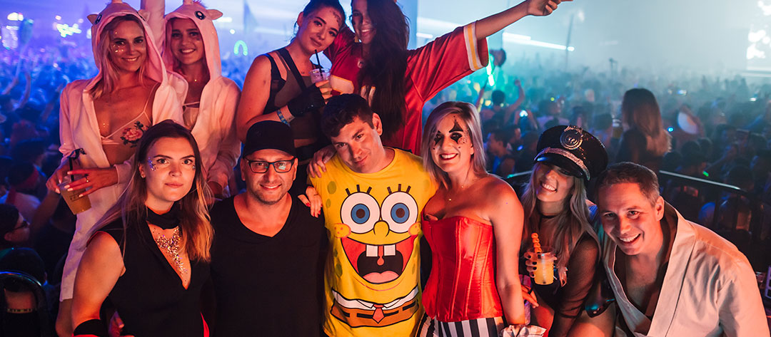 A group of Headliners in the SkyDeck area