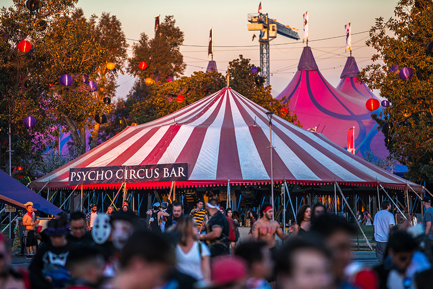 Psycho Circus Bar tent