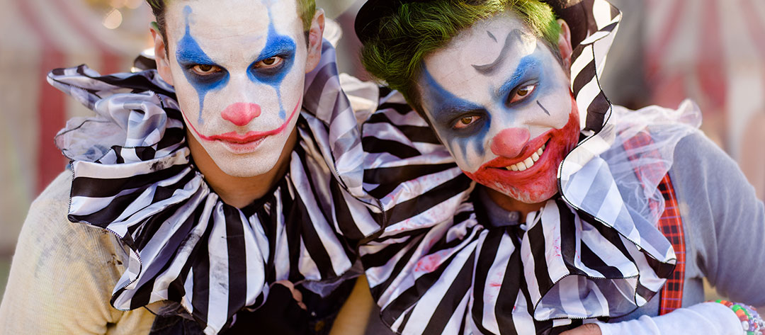 Two evil clowns