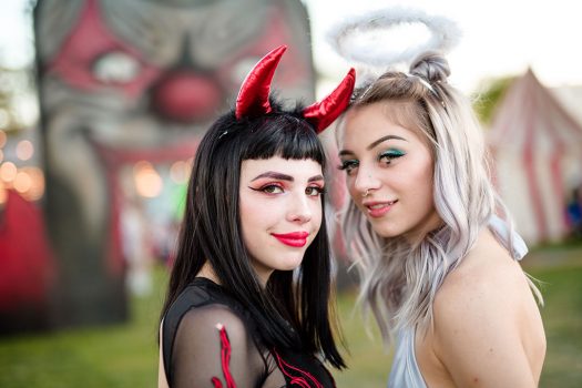 Angel and devil Headliners