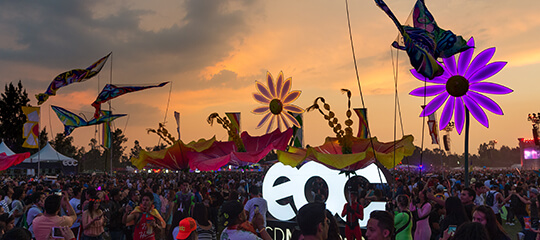 EDC Mexico in the Sunset